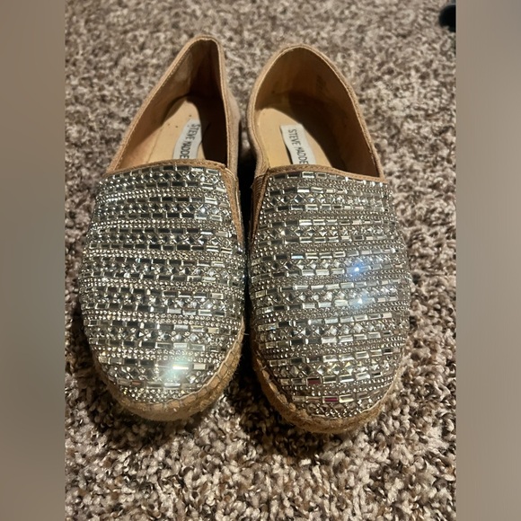 Steve Madden Shoes - Steve Madden Espadrilles bling shoes. Size 6